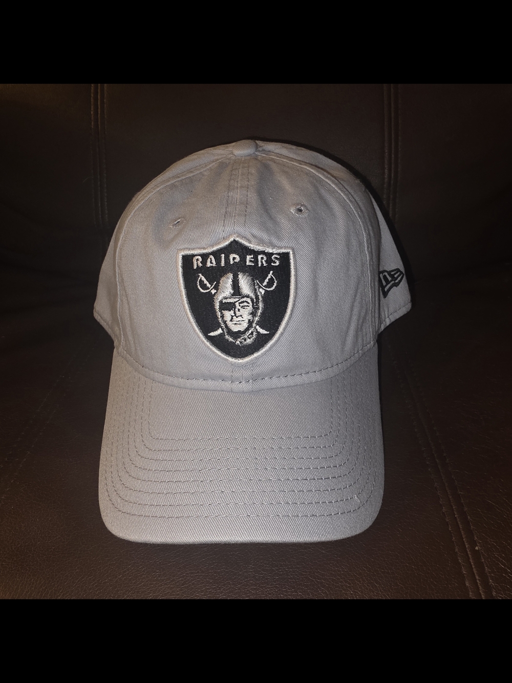 Raiders Grey 47 STRAPBACK HAT